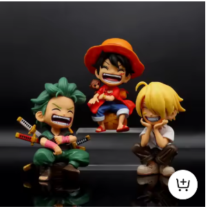 Luffy Q Version Sentado