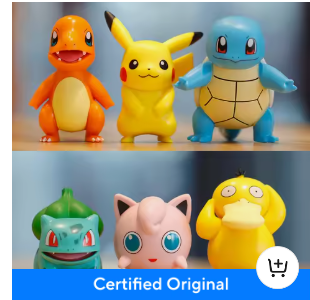 Kit 6 Mini Figures Pokémon